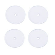 Earring Backs Pads Disc Clear Earrings Plastic Discs Stabilizer Safety Stopper Stoppers Accessories Clutch Droopy Ears